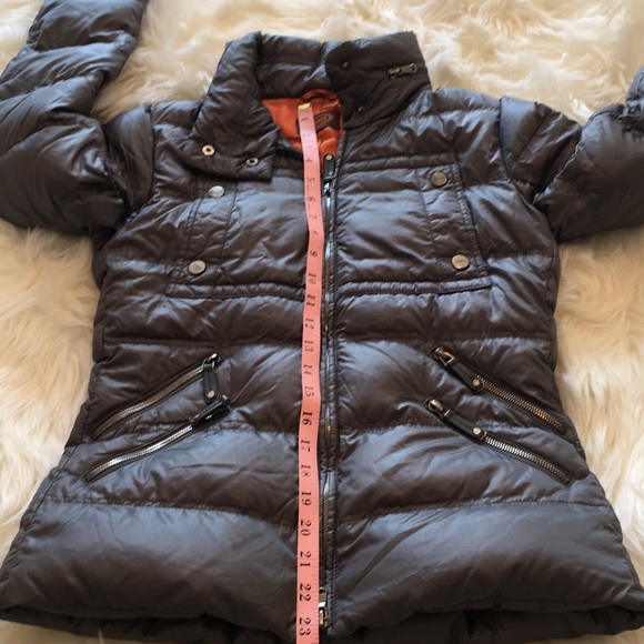 Authentic Tod’s Gray Down/Feather Winter Jacket - Picture 4 of 16